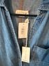 Hatch 100% Cotton Blue Jumpsuit Size 0 - photo 4