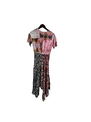Desigual Make Love Not War Peace Casual Dress (view 2)