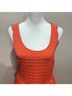 Maeve Solid Orange Casual Dress Size M - photo 4