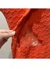Maeve Solid Orange Casual Dress Size M - photo 6
