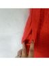Maeve Solid Orange Casual Dress Size M - photo 7