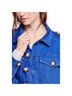 Free People 100% Cotton Blue Denim Jacket Size M - photo 4