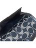 Coach Print Black Gray Leather Wallet One size - photo 9
