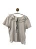 Maje White Short Sleeve Blouse Size 1X - photo 1