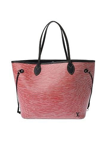 Louis Vuitton LOUIS VUITTON Louis Vuitton Epi Neverfull MM Rouge M54546 Women's Denim Tote Bag AB Rank Used Ginzo (view 1)