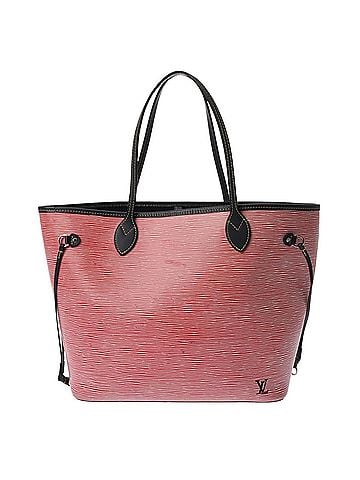 Louis Vuitton LOUIS VUITTON Louis Vuitton Epi Neverfull MM Rouge M54546 Women's Denim Tote Bag AB Rank Used Ginzo (view 2)