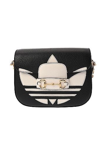 Gucci GUCCI Small Shoulder Bag, Adidas Collaboration, White/Black, 658574, Women's Leather A Rank, Used, Ginzo (view 2)