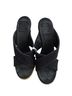 Tory Burch 100% Canvas Black Wedges Size 7 1/2 - photo 7