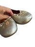 Tory Burch 100% Leather Gold Flats Size 8 1/2 - photo 7