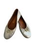 Tory Burch 100% Leather Gold Flats Size 8 1/2 - photo 1
