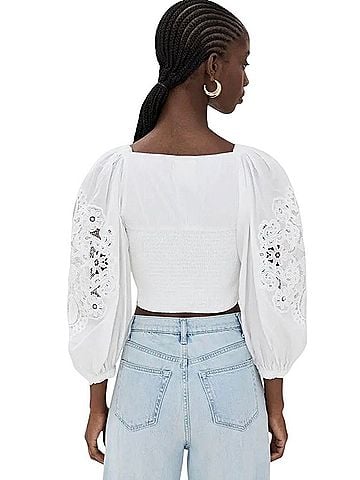 FARM Rio 3/4 Sleeve Blouse (view 2)