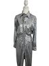 Brandon Maxwell Silver Cocktail Dress Size 4 - photo 11