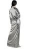 Brandon Maxwell Silver Cocktail Dress Size 4 - photo 2