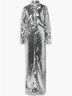 Brandon Maxwell Silver Cocktail Dress Size 4 - photo 10