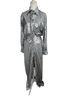 Brandon Maxwell Silver Cocktail Dress Size 4 - photo 5