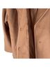 Express Solid Tan Coat Size L - photo 7