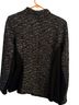 RACHEL Rachel Roy Solid Black White Jacket Size 0X - photo 2