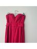 Anthropologie 52% Polyester 47% Rayon 1% Spandex 100% Polyester Jacquard Pink Jumpsuit Size 8 - photo 6