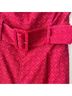 Anthropologie 52% Polyester 47% Rayon 1% Spandex 100% Polyester Jacquard Pink Jumpsuit Size 8 - photo 4