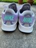 Nike White Purple Sneakers Size 6 - photo 3