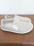 Be Lenka 100% Canvas Tan White Flats Size 6 1/2 - photo 3