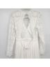 Lulus 100% Polyester Floral White Cocktail Dress Size L - photo 9