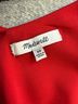 Madewell 100% Silk 100% Polyester Red Sleeveless Top Size XXS - photo 3