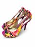 Guess Multi Color Heels Size 6 1/2 - photo 4