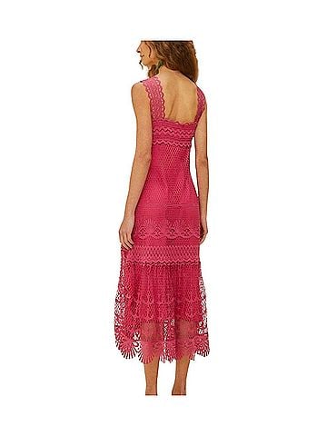 FARM Rio Pink Nautical
Guipure Maxi Dress Cocktail Dress (view 2)