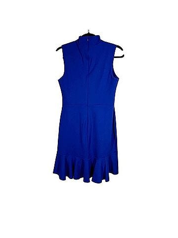Susana Monaco Mock Neck Scuba Cocktail Dress (view 2)