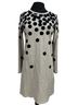 Boden Floral Gray Black Wool Dress Size 4 - photo 1