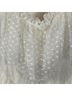 LoveShackFancy 100% Polyester Polka Dots White Cocktail Dress Size 4 - photo 9