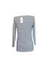 Vineyard Vines Stripes White Black Long Sleeve Top Size S - photo 2