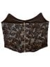 Anthropologie Floral Black Bodysuit Size M - photo 2