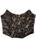 Anthropologie Floral Black Bodysuit Size M - photo 1