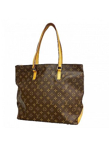 Louis Vuitton Louis Vuitton Monogram Cabas Mezzo Tote Bag M51151 Brown Women's (view 1)