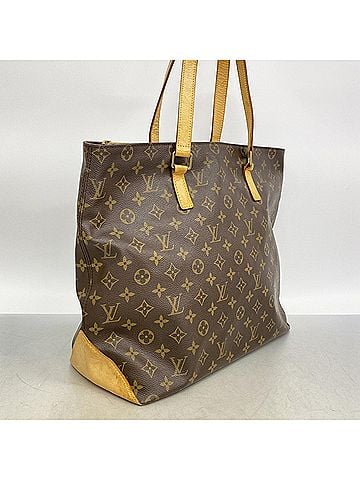Louis Vuitton Louis Vuitton Monogram Cabas Mezzo Tote Bag M51151 Brown Women's (view 2)