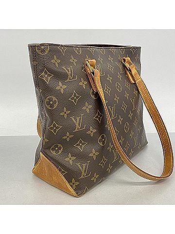 Louis Vuitton Louis Vuitton Monogram Cabas Piano Tote Bag M51148 Brown Women's (view 2)
