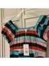 Caroline Constas Stripes Blue Black Casual Dress Size L - photo 6