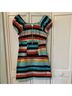 Caroline Constas Stripes Blue Black Casual Dress Size L - photo 4