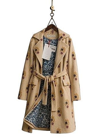Alix of Bohemia Fireflower Officer Trenchcoat (view 1)