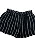 Ambiance Apparel Stripes Black White Shorts Size S - photo 2