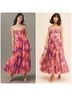 Hutch 100% Polyester 100% Polyester Print Pink Purple Casual Dress Size 8 (petite) - photo 3