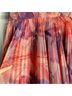 Hutch 100% Polyester 100% Polyester Print Pink Purple Casual Dress Size 8 (petite) - photo 8