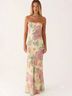 Peppermayo 100% Polyester 5% Spandex 95% Polyester Floral Multi Color Cocktail Dress Size 6 - photo 11