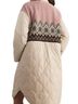 Anthropologie Fair Isle Pink White Coat Size S - photo 5