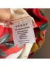 Rhode 100% Cotton Floral Red Orange Casual Dress Size L - photo 6