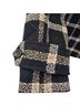 Brooks Brothers 100% Wool 54% Rayon 100% Wool Plaid Blue Tan Blazer Size 8 - photo 6