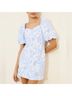 Lilly Pulitzer Floral White Blue Casual Dress Size 12 - photo 5