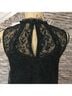 Lulus 100% Polyester 100% Polyester 100% Polyester Floral Black Cocktail Dress Size S - photo 10